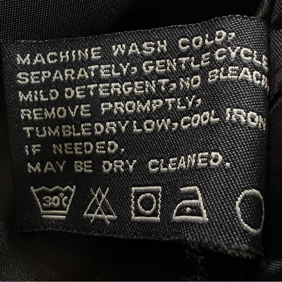 London Fog Black Microsuede Button Tech Coat Jacket Size XL - Picture 15 of 15